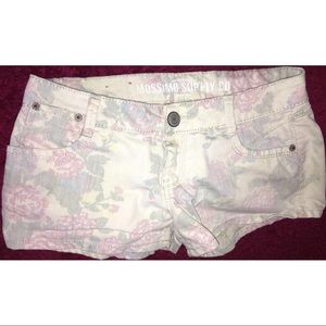 Mossimo Floral jean shorts